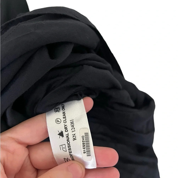 Proenza Schouler Black Cotton Silk Mini Dress - Picture 10 of 10